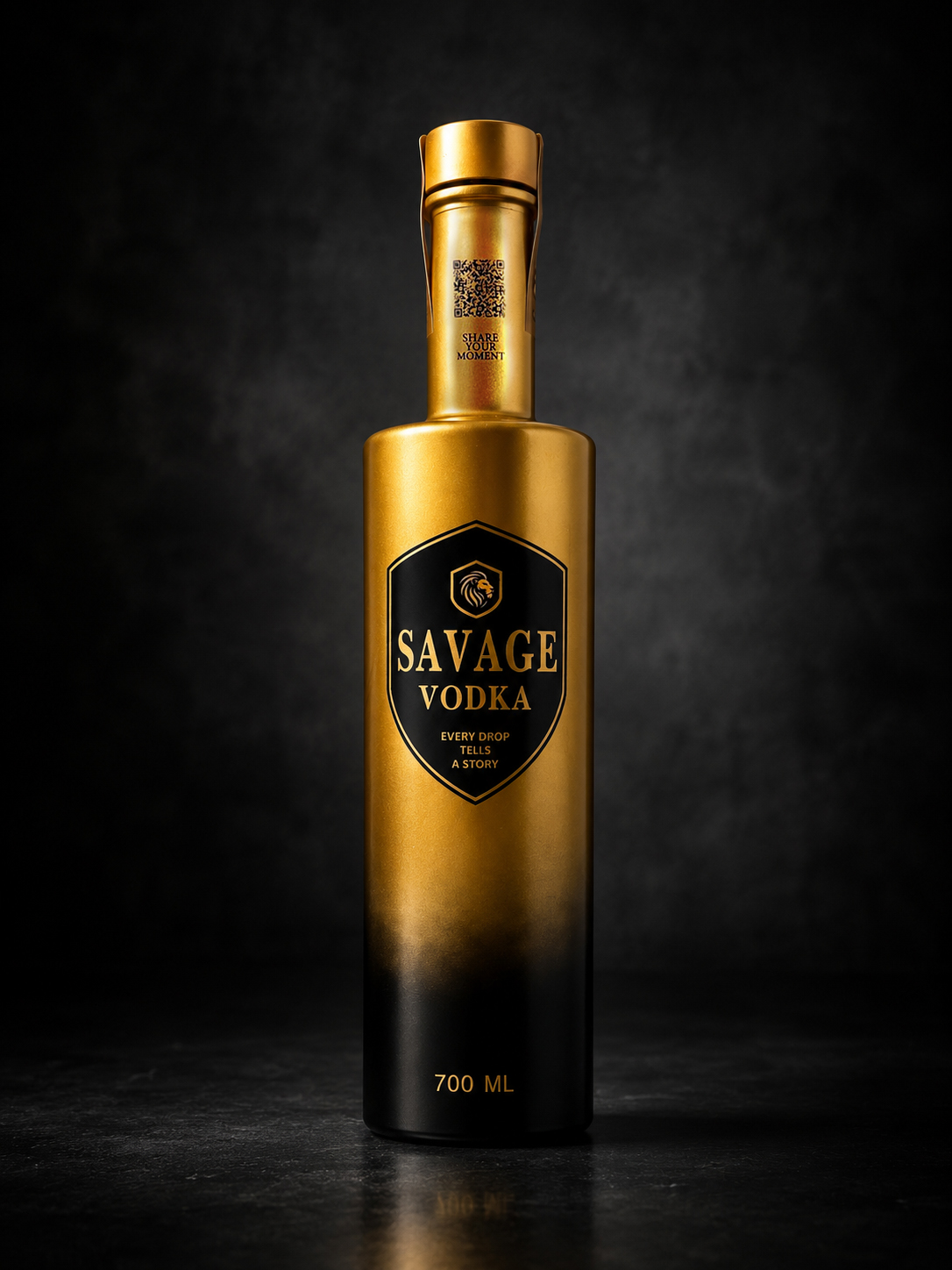 Bouteille de vodka Savage